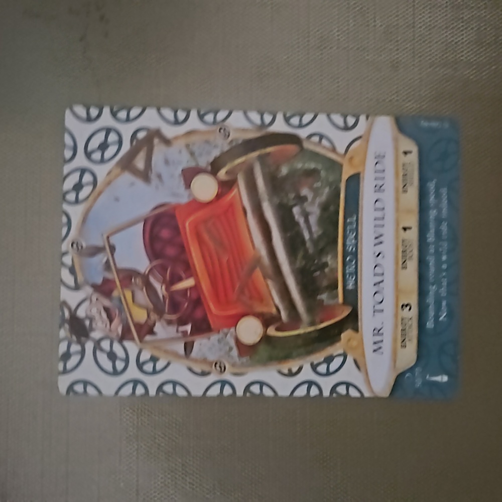 Mr. Toad's Wild Ride Sorcerer's of The Magic Kingdom Card